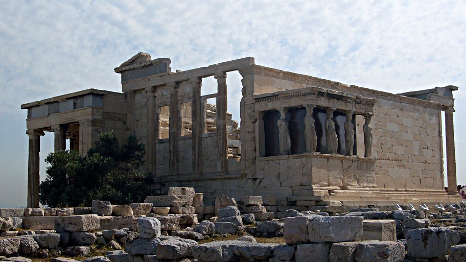 [L'Eretteo sull'Acropoli di Atene]