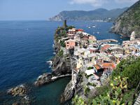 [Il paese di Vernazza nelle Cinque Terre]