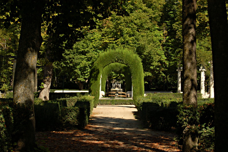 [La Fuente del Espinario nei giradrini di Aranjuez]