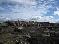 [Vista della città di Avila dal punto panoramico chiamoato Cuatro Postes]