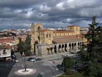 [Basilica di San Vicente vista dalle mura di Avila]