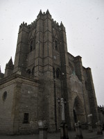 [Campanile della cattedrale gotica di Avila]
