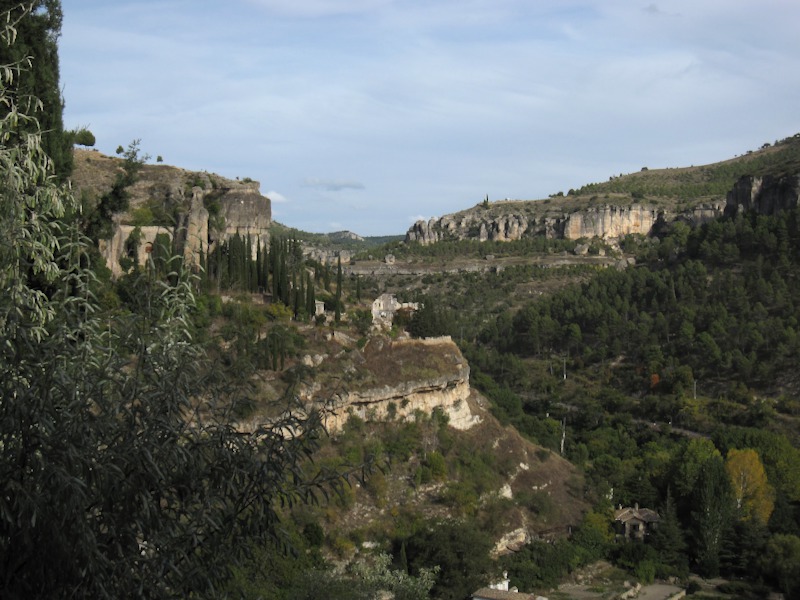 [Valle del fiume Huecar a Nord di Cuenca]
