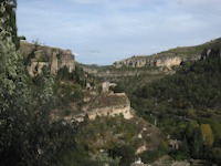 [Valle del fiume Huecar a Nord di Cuenca]