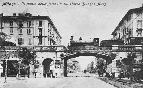 [Milano - Ponte della ferrovia su Corso Buenos Aires]